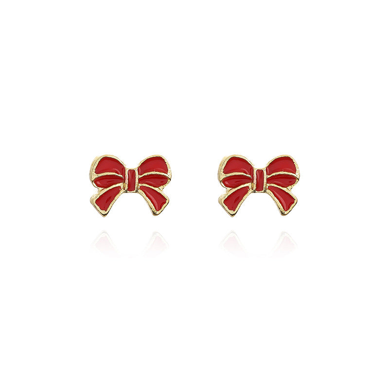Wholesale Christmas snowflake candy bell reindeer earrings