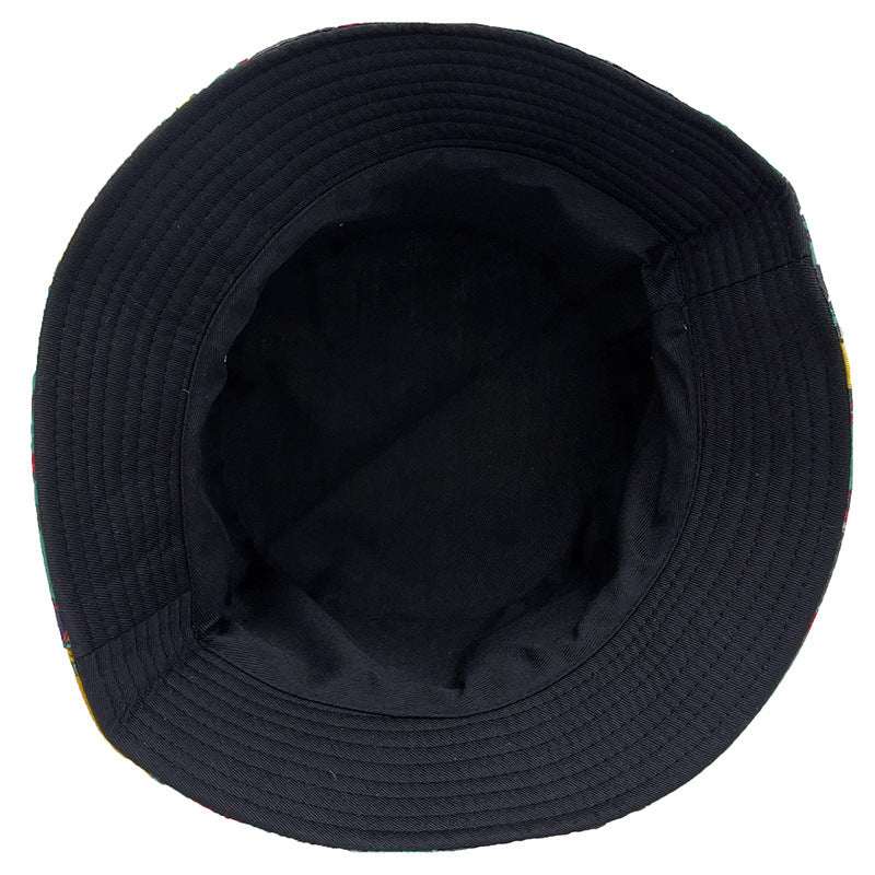 Wholesale Valentine's Day Peach Heart Red Heart Printed Polyester Fisherman Hat