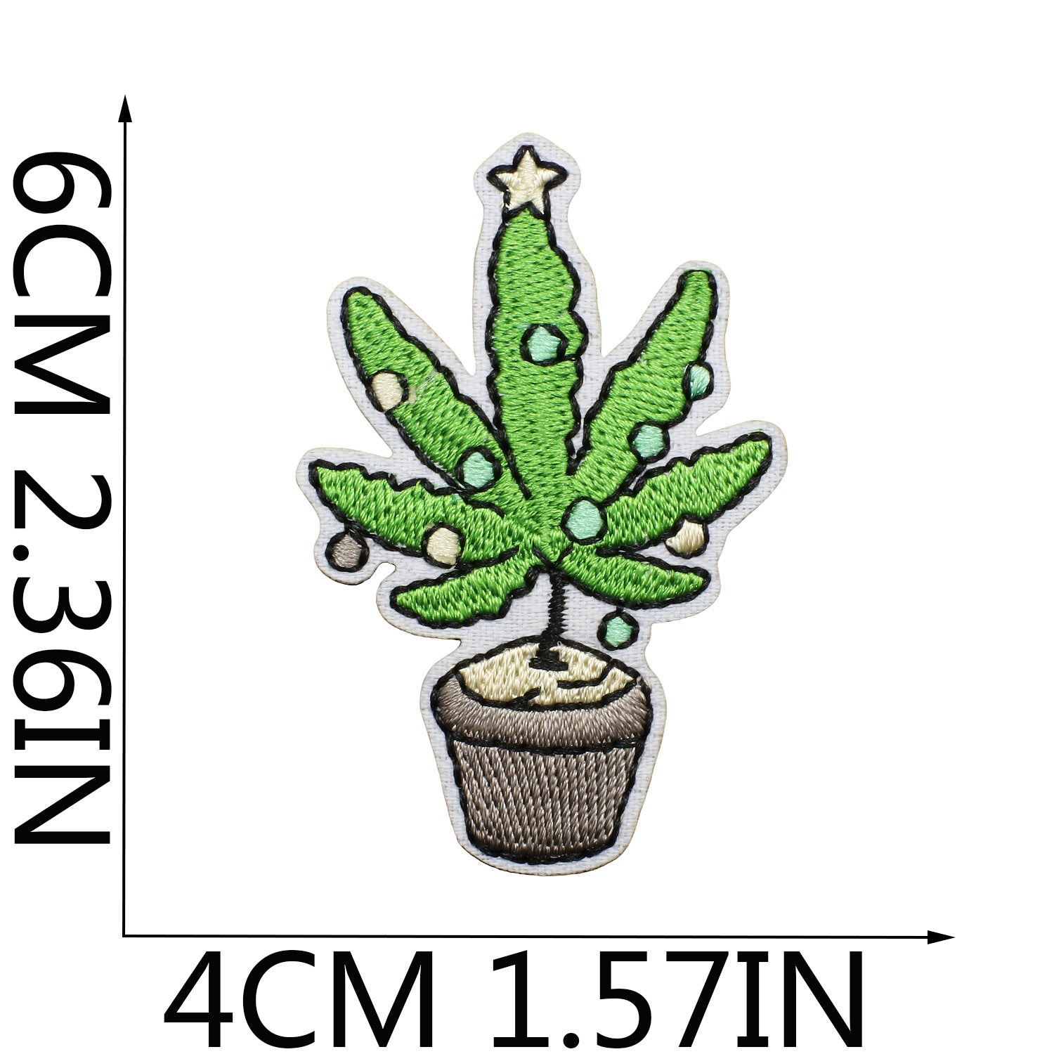 Wholesale Stylish Embroidered Maple Leaf Patch For Teen Girls Clothing Decorative Accent DIY Craft Supply
