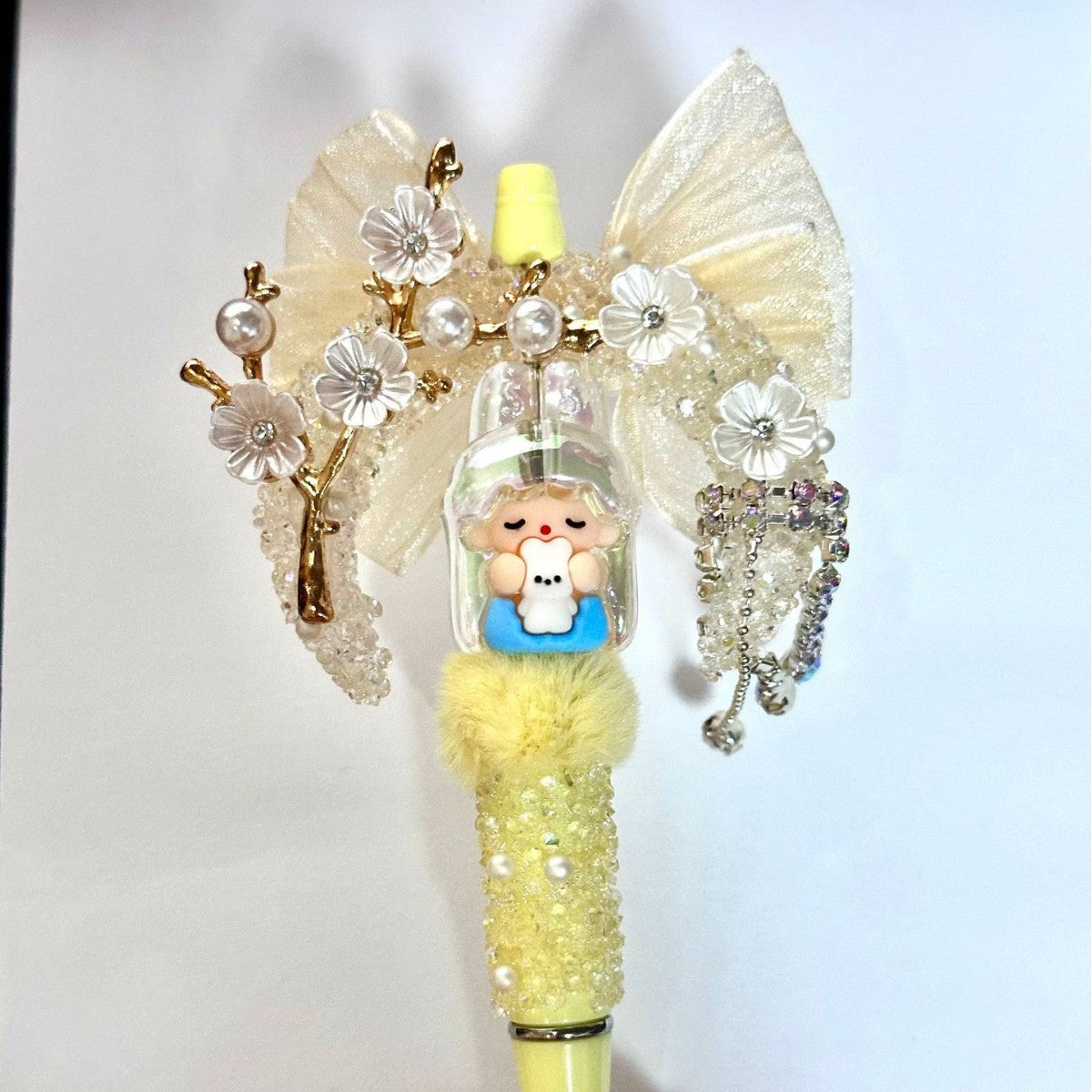 Wholesale Cute Kid Flower Bead Pen Handmade Moon Beads