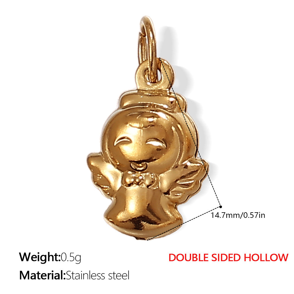 Wholesale Stainless Steel Sun Dolphin Pendant Necklace