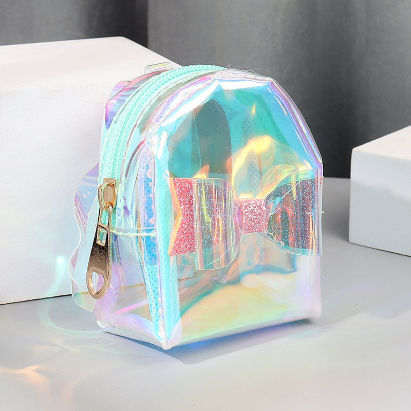 Wholesale Bow Knot Coin Purse PVC Keychains