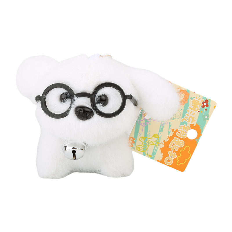 Wholesale  Plush Cute Cartoon Puppy Doll Keychains