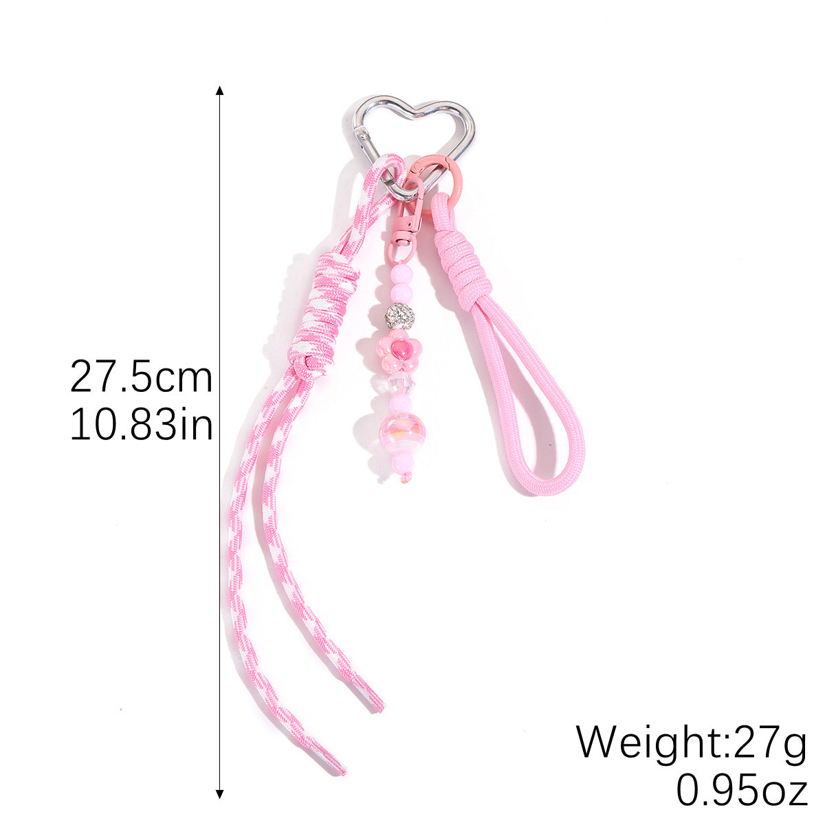 Wholesale Colorful Dopamine Hand-Woven Lanyard Keychain Braided Rope