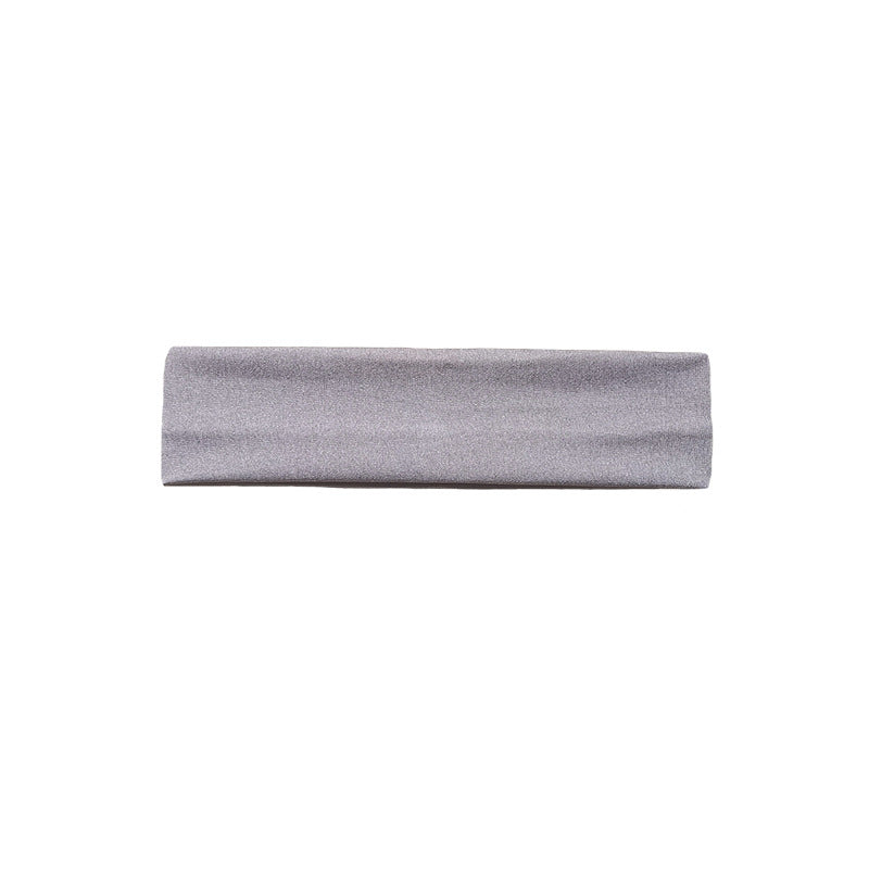 Wholesale popular solid color high elastic headband yoga sports hair band hair accessories sweat-absorbent headscarf headdress wide edge headband