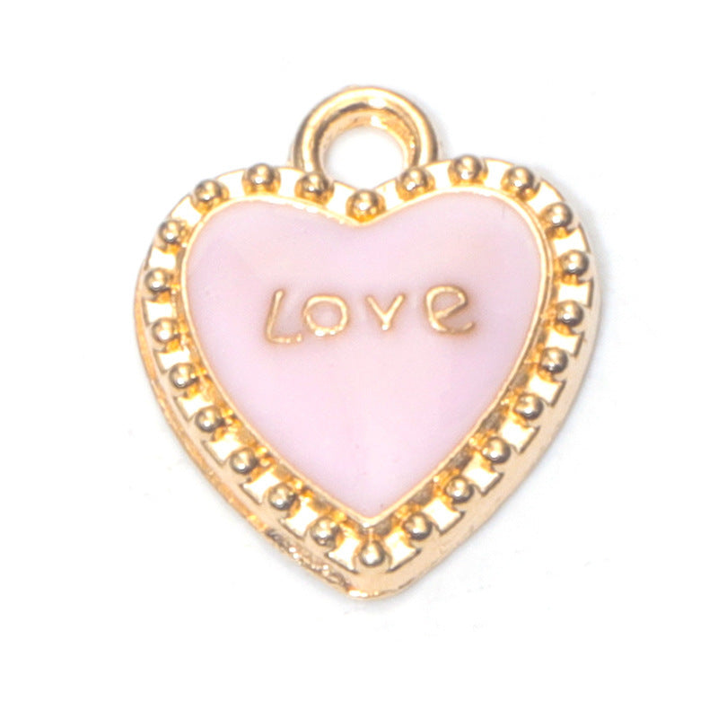 Wholesale Pink Flower Love Series Pendant