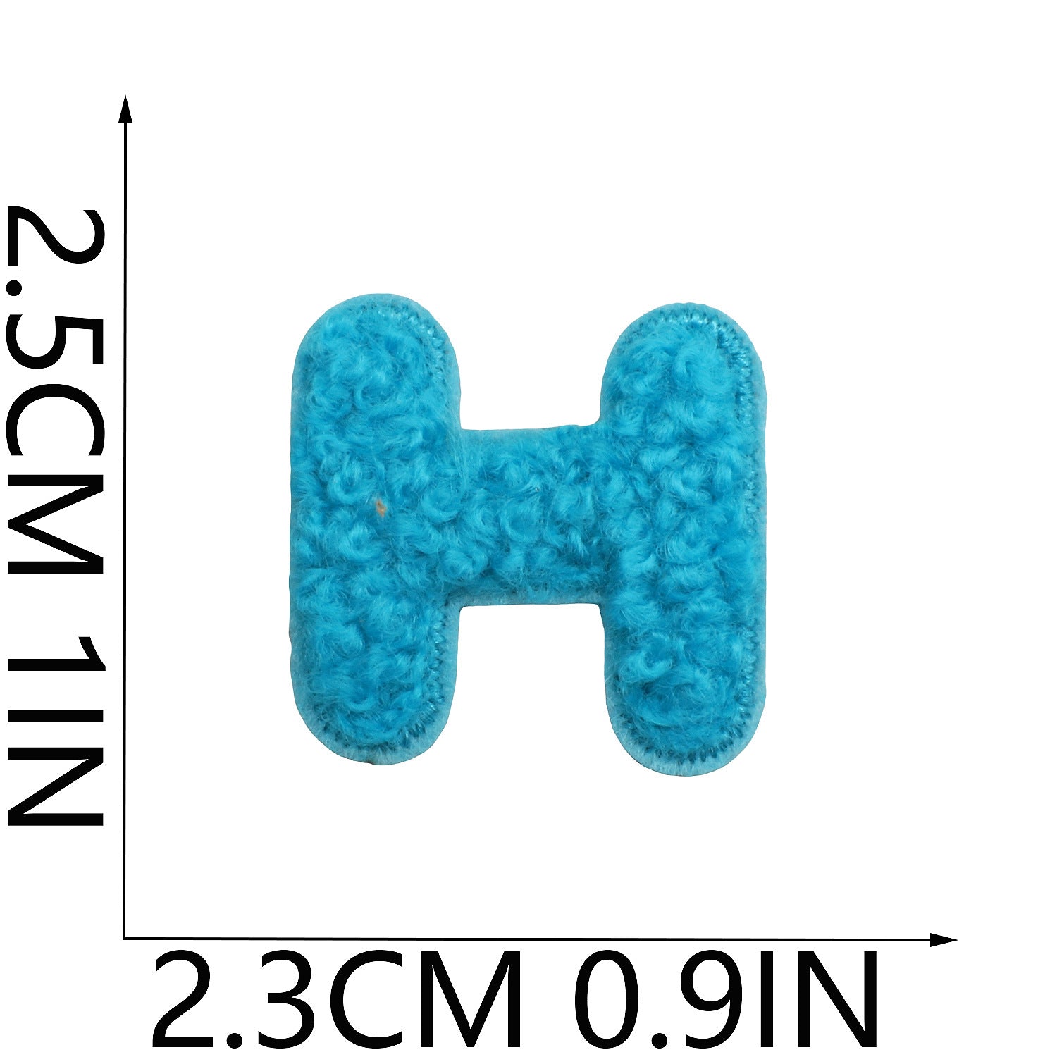 Wholesale Trendy Chenille Embroidered Alphabet Number Patches Iron On DIY Decorative Accessory For Clothing Bags Boutique Resale