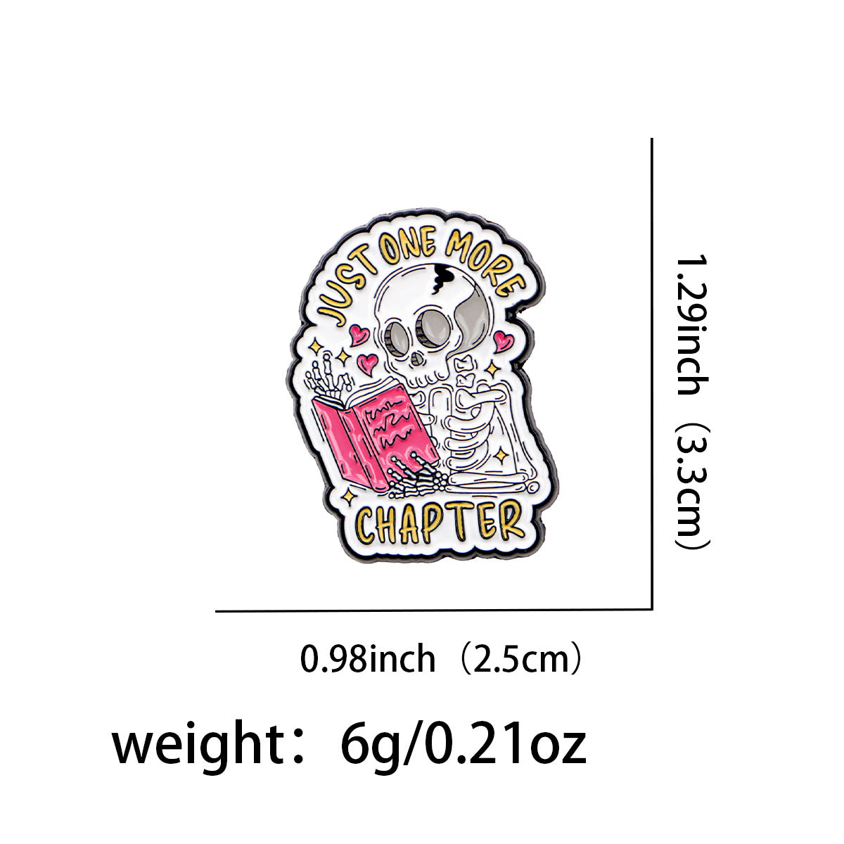 Wholesale Skull Flower Quote Brooch Cartoon Metal Badge Accessory