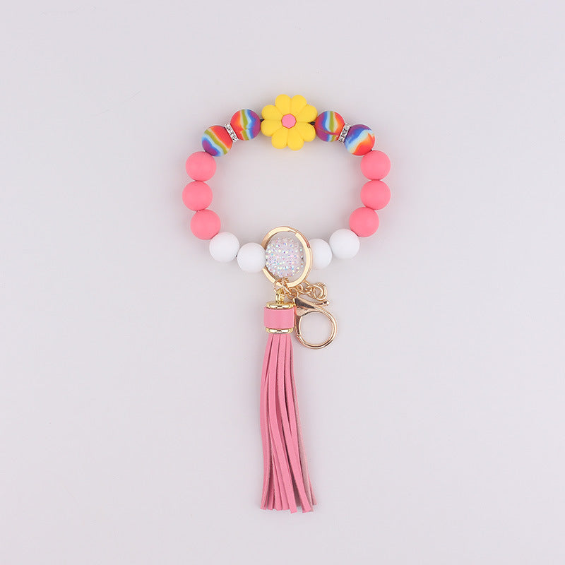 Wholesale Daisy Keychain Flower Bracelet