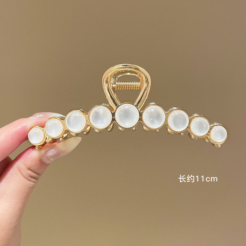 Wholesale Metal Pearl Clip Large Hair Shark Clip