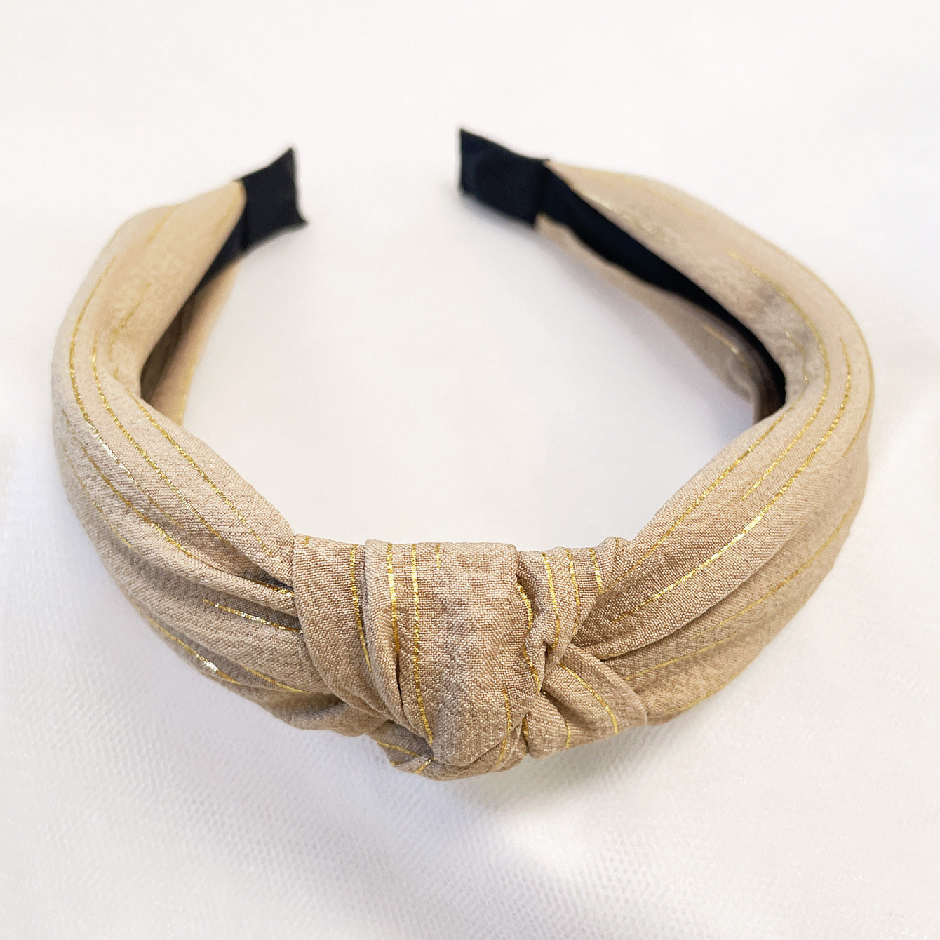 Wholesale Fabric flower cross knot wide edge sweet headband