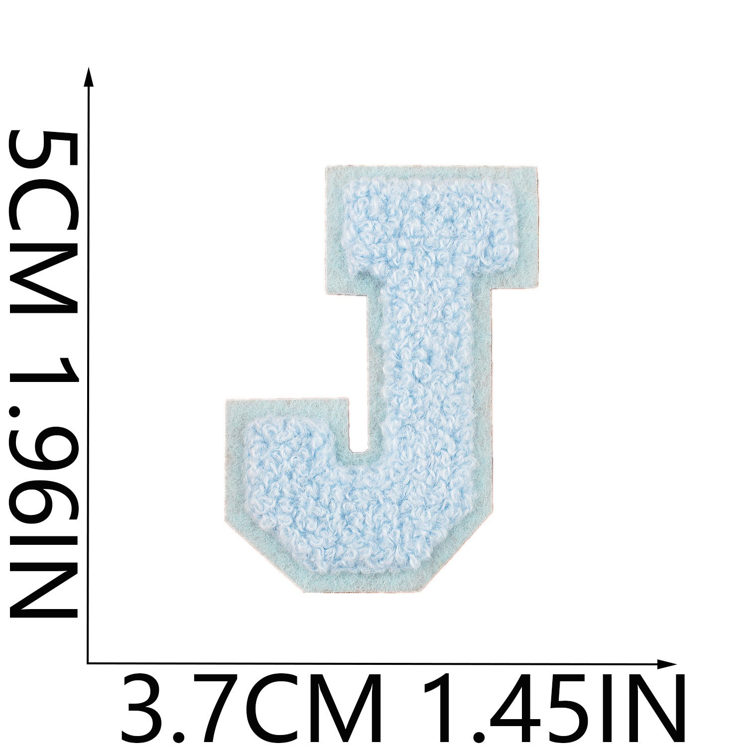Wholesale Embroidered fabric patch hat and bag decoration A-Z English letter  DIY Patches
