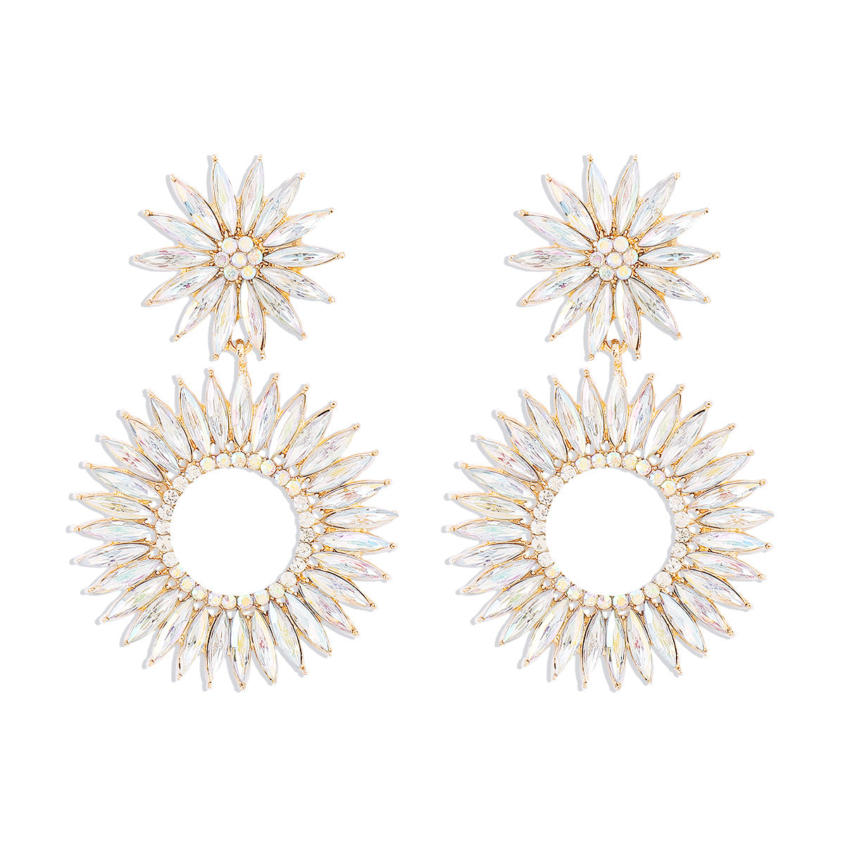 Wholesale Super Sparkling Diamond Earrings