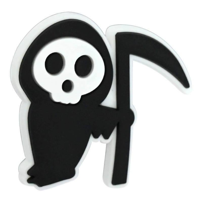 Wholesale Random 100pcs/pack  Cartoon Halloween Series PVC Soft Focal Beads