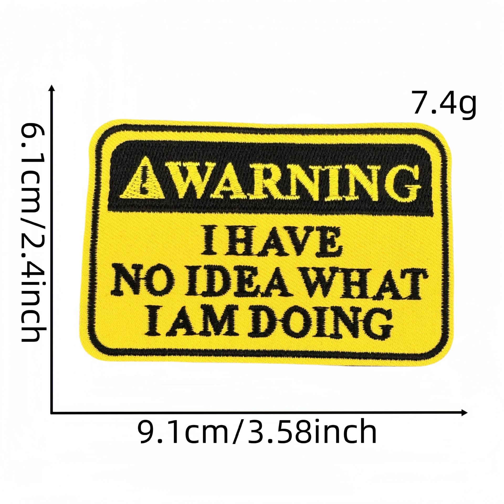 Wholesale Cartoon Fun Quirky Style English Letter Animal Character Velcro Badge Patch