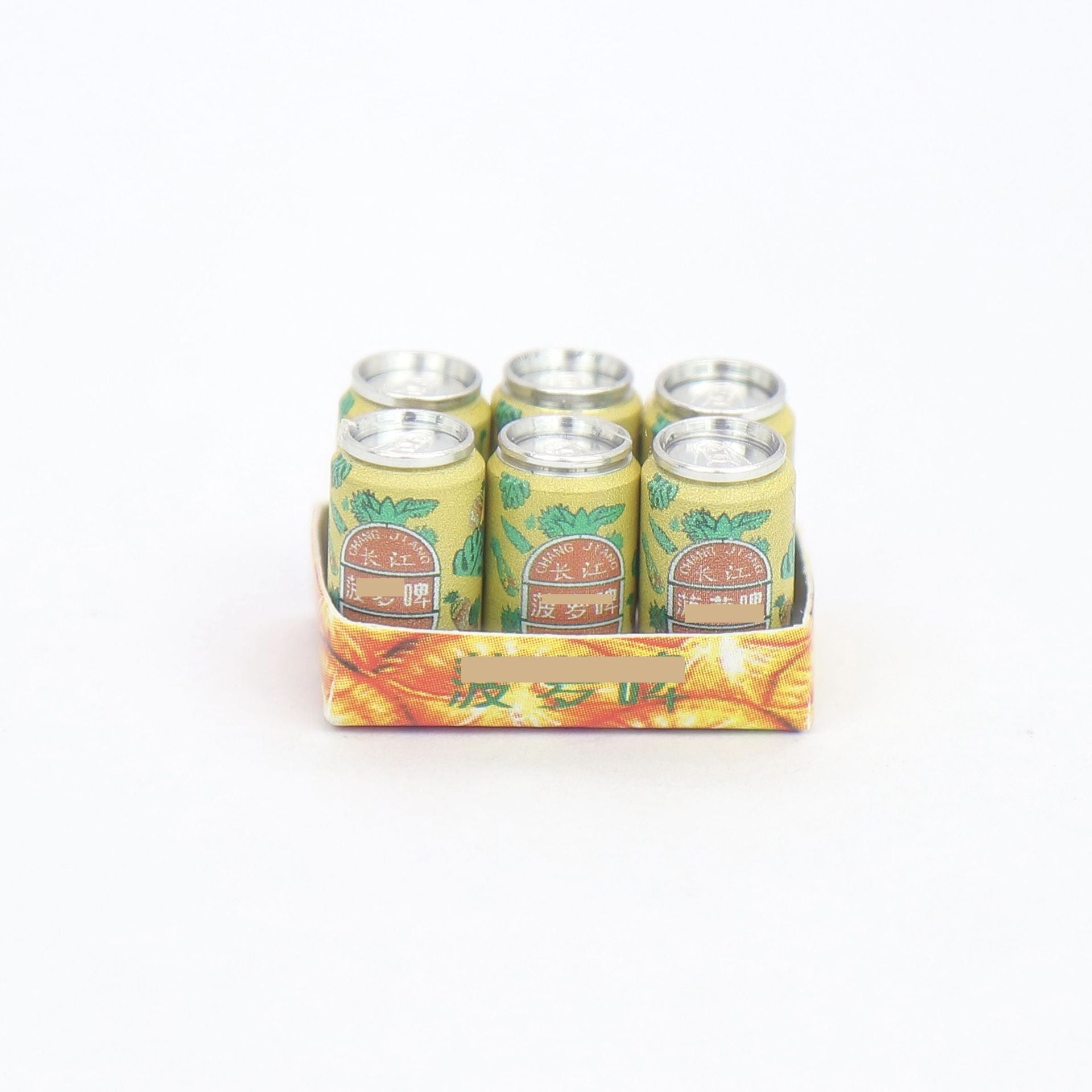 Wholesale mini simulation beer box beverage box model ornaments