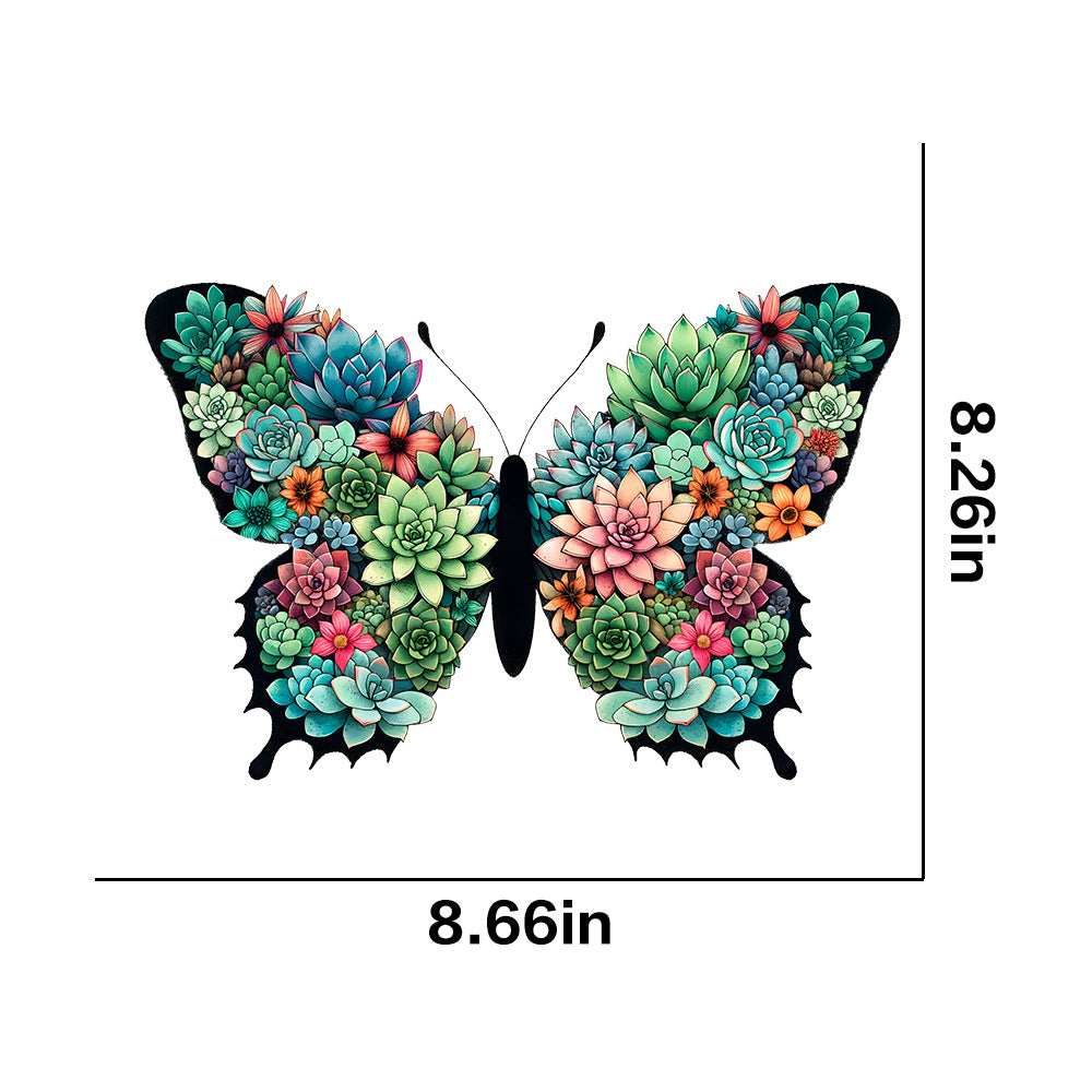 Wholesale 10pcs  color butterfly printing hot stamping  UV DTF Ready to Press Transfers Wraps