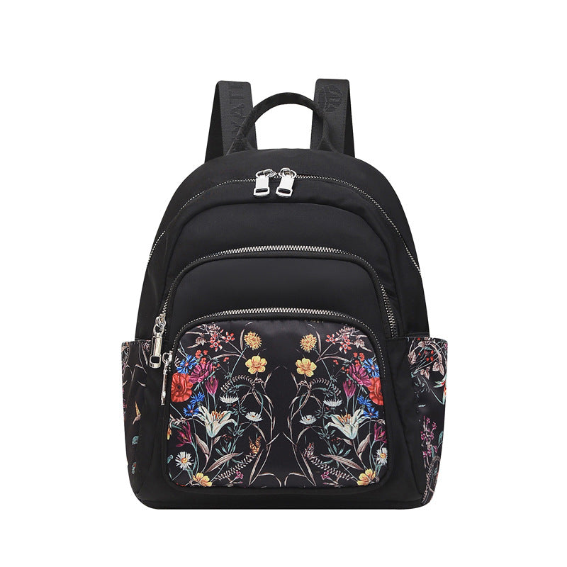 Wholesale Nylon Ethnic Wind Leaf Elephant Lightweight Backpack