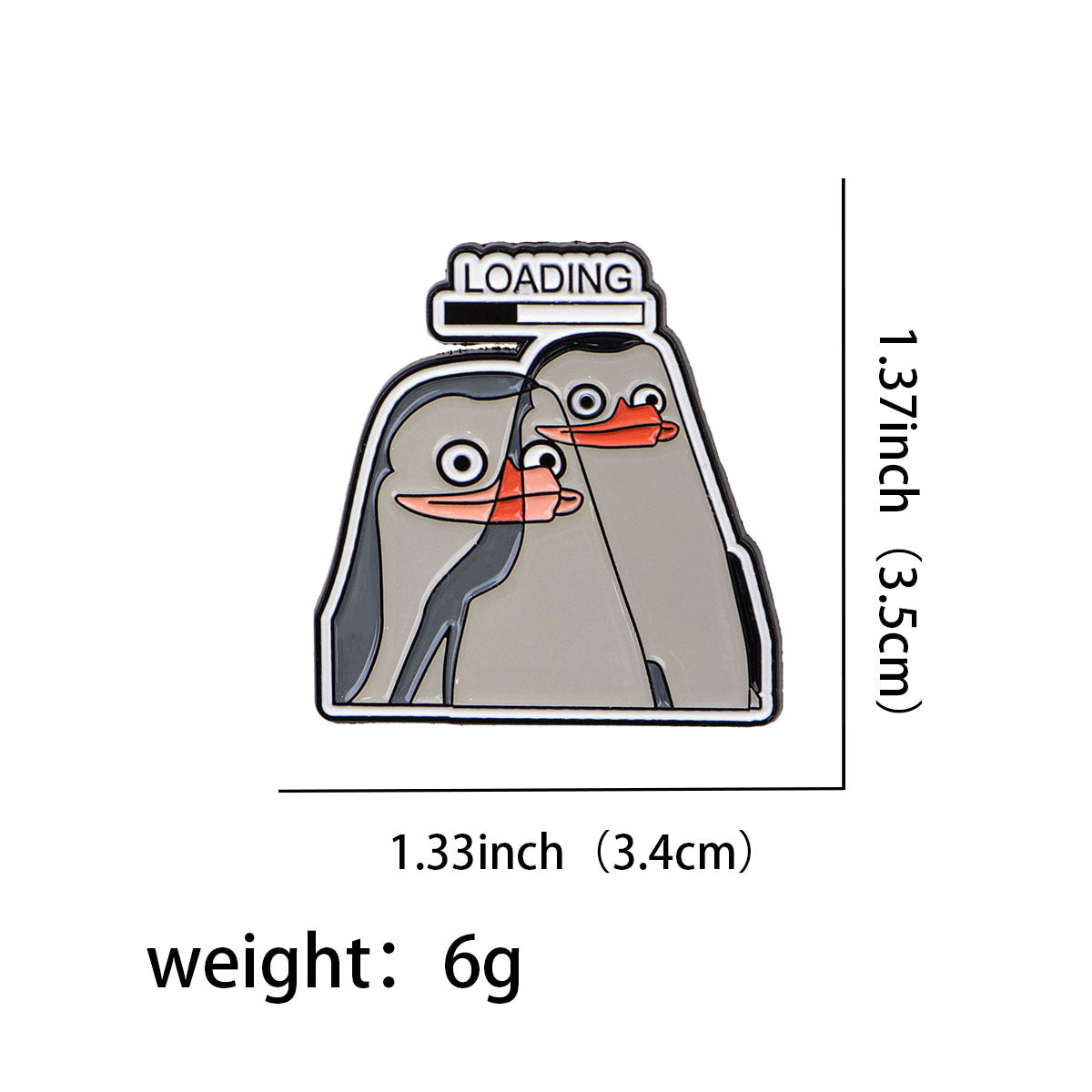 Wholesale Quote Brooch Cartoon Metal Badge Accessories