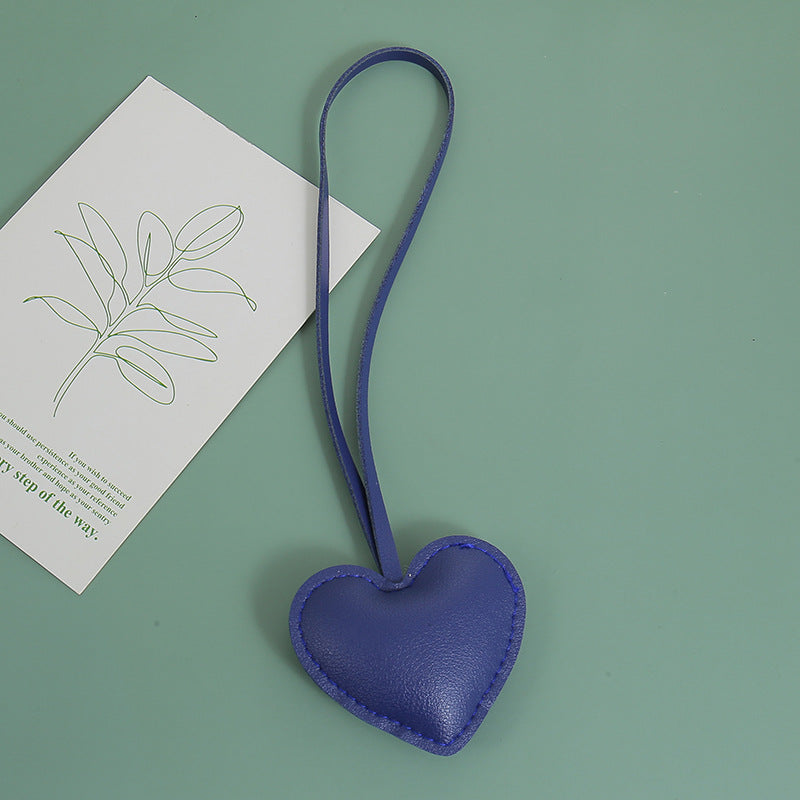 Wholesale Leather Heart-Shaped Hand Strap Keychain