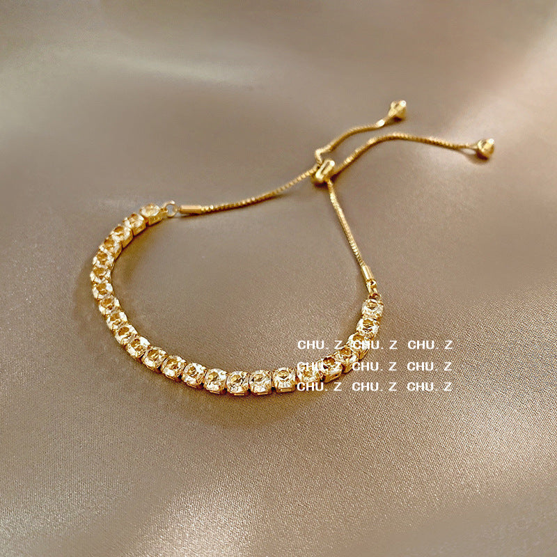 Wholesale ins cold style design adjustable drawstring Gypsophila bracelets