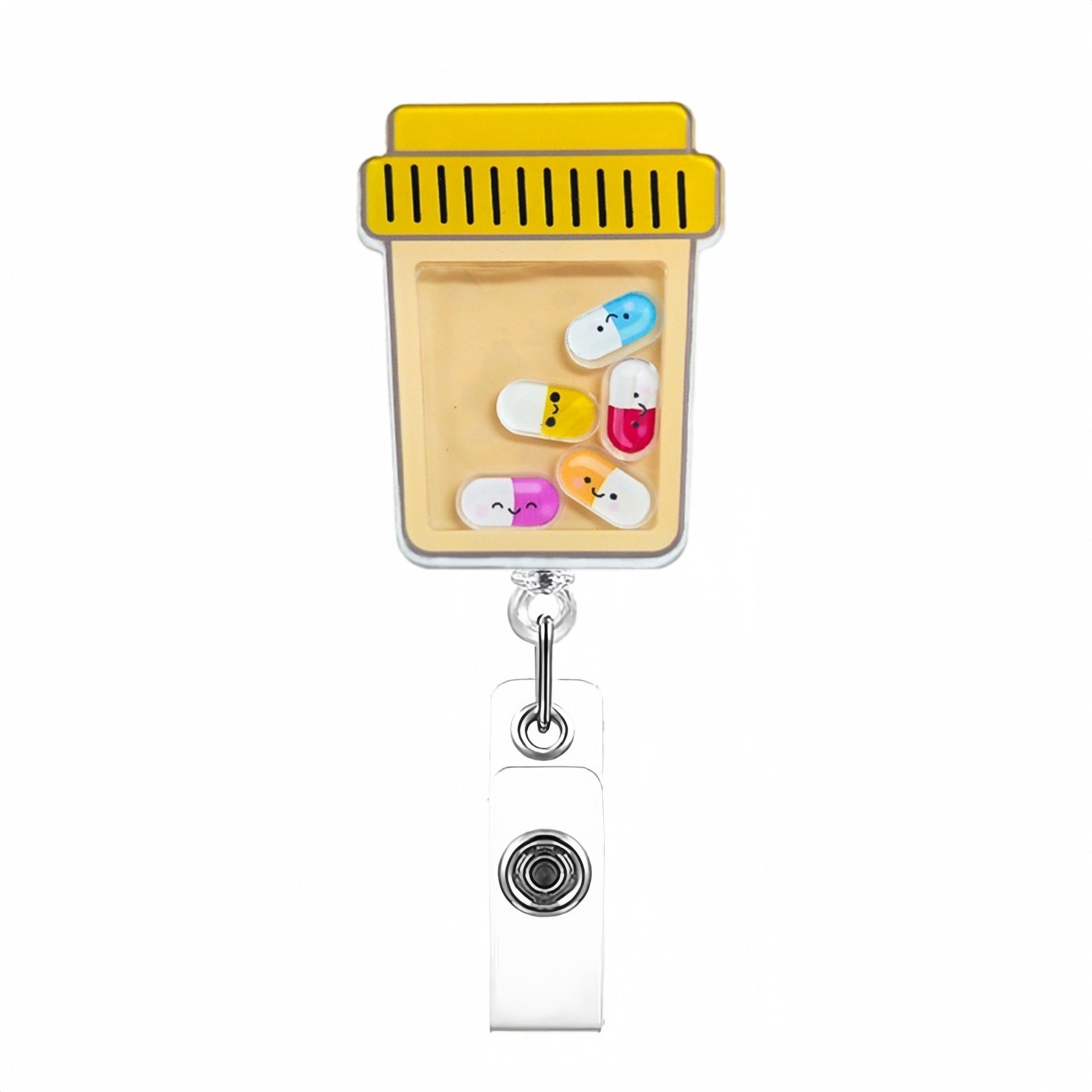 Wholesale Cartoon Shake-Up Easy-Pull Buckle Badge Reels