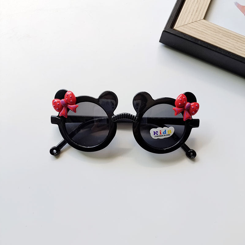 Wholesale Bowknot UV Protection Kids PC Sunglasses