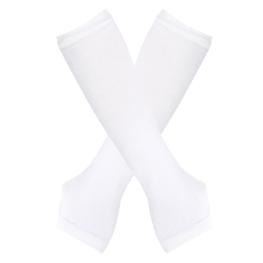 Wholesale Christmas Spring and Autumn Thin Elbow-Length Fingerless Arm Sleeves