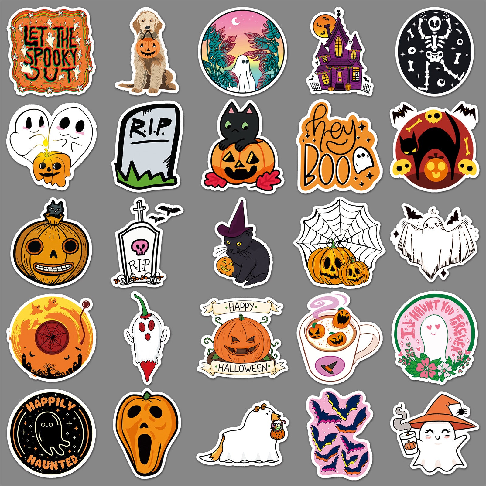 Wholesale 50PCA/ PACK   Graffiti Personality Cartoon Holiday  DIY Sticker
