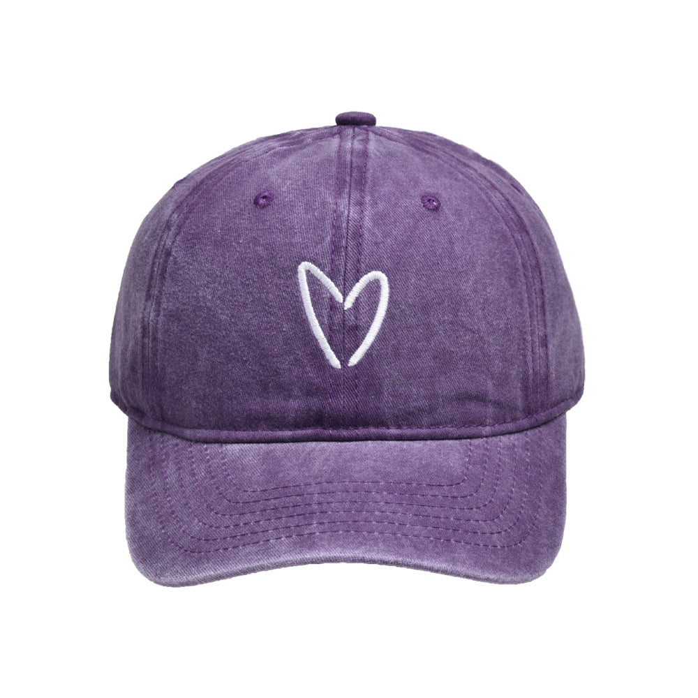 Wholesale Love Embroidered Cotton Baseball Caps