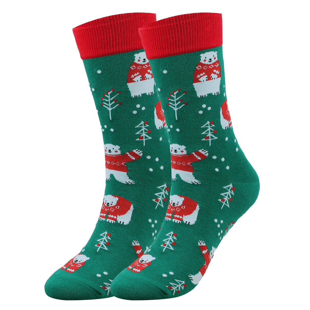 Wholesale New Christmas Men's Cotton Socks