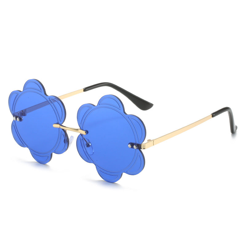 Wholesale Frameless Trimmed Sunflower Sunglasses