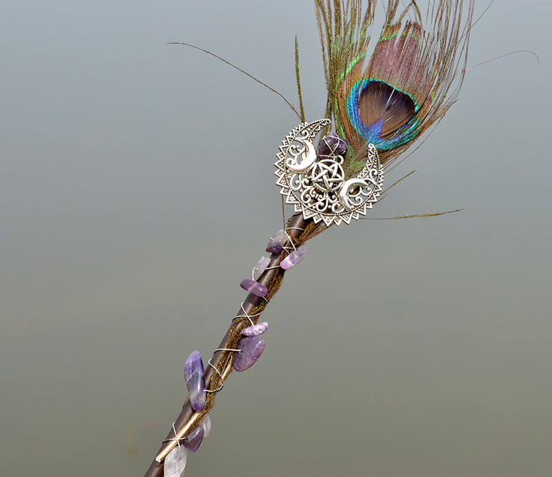 Wholesale Wooden Viking Gravel Hairpins