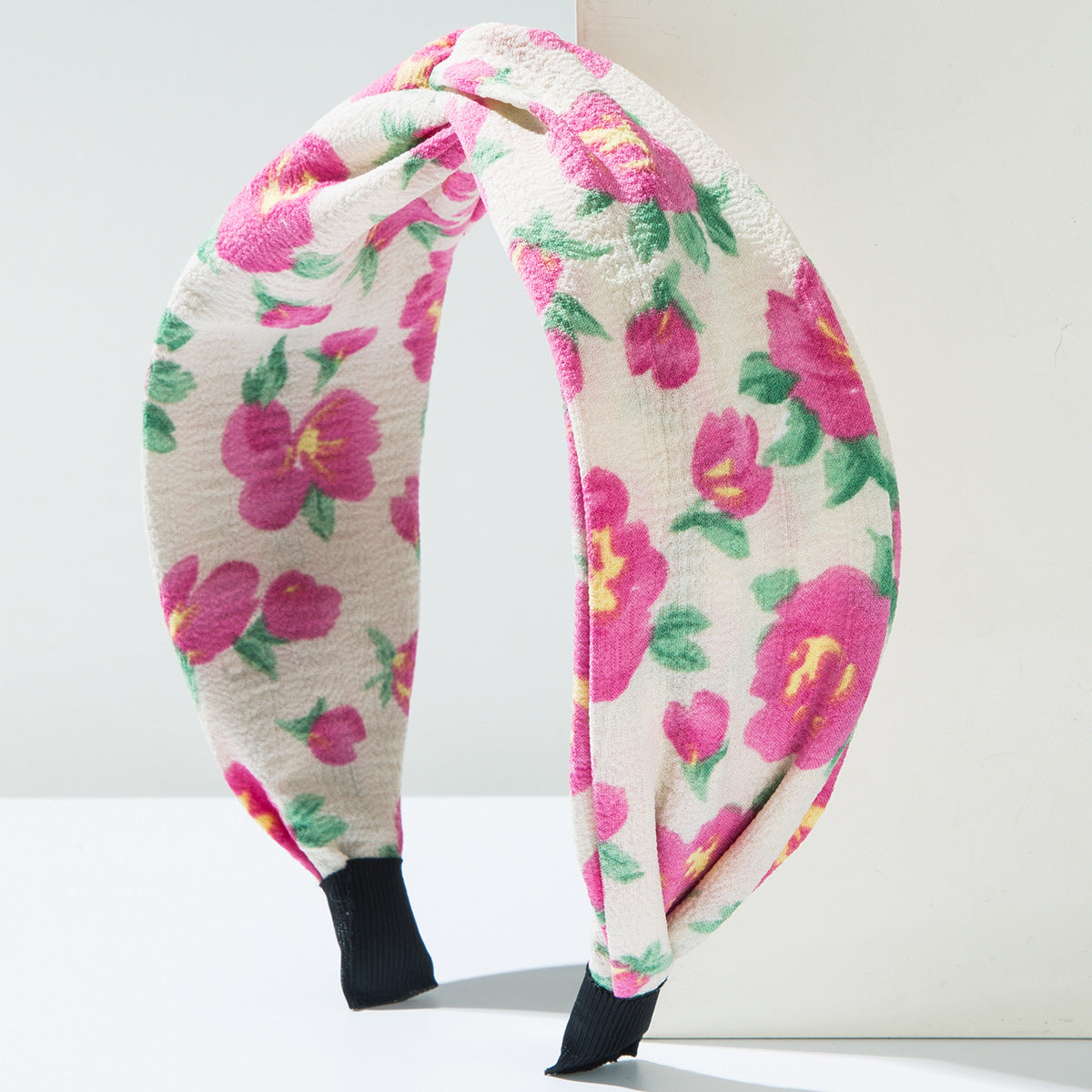 Wholesale Cross fabric wide brim headband for women summer vacation