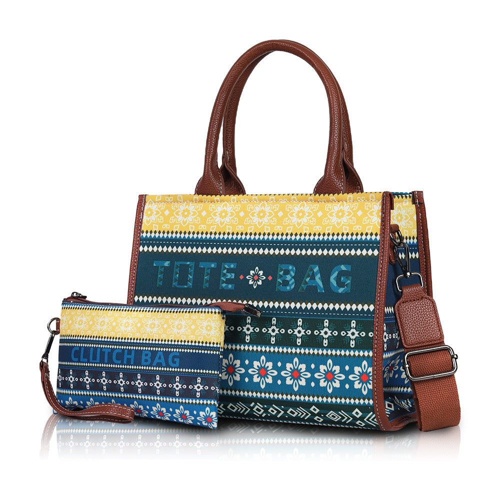 Wholesale Vintage Crossbody Oxford Tote Canvas Crossbody Bag