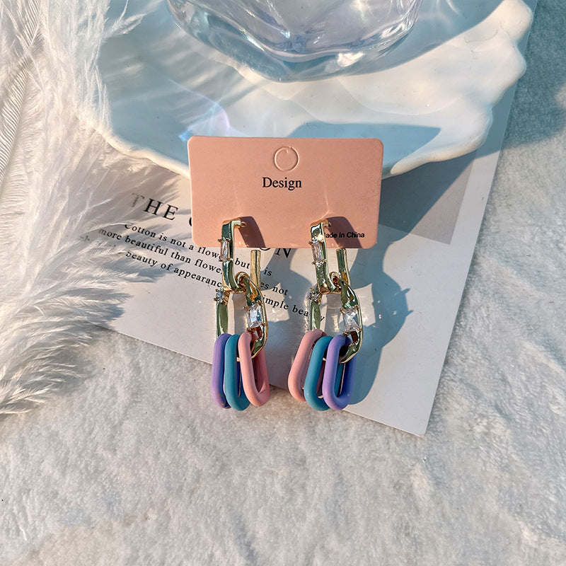 Wholesale Town Shop Treasure Acrylic Earrings