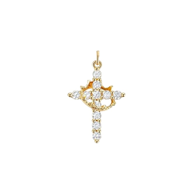 Wholesale  Crown Cross Necklace