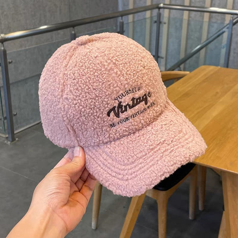 Wholesale Fall/Winter Plush Warm Baseball Cap
