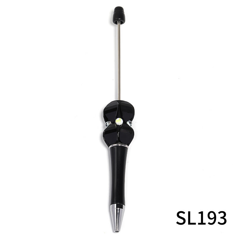 Wholesale Heavy creative color petal  beads diamond  beadable pen