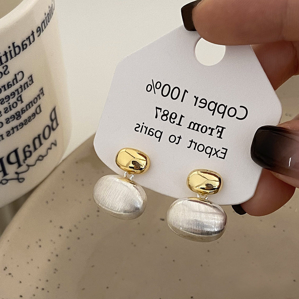 Wholesale Vintage Brushed Metal Earrings