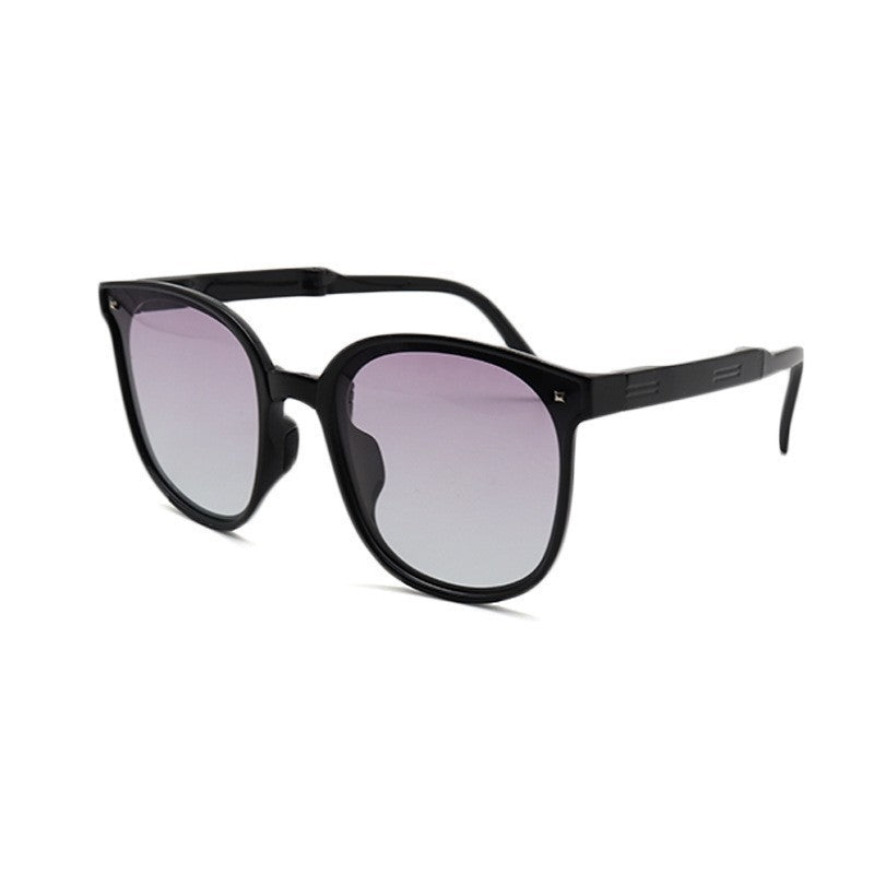 Wholesale Foldable Anti-UV Simple Fashion Lightweight Face Showing Small Sunglasses