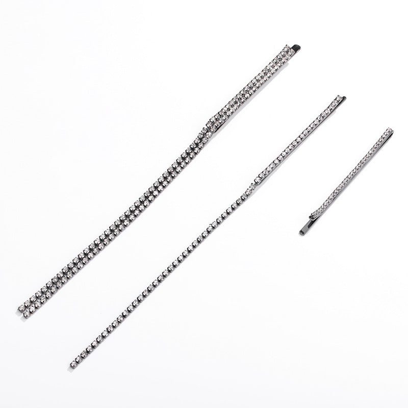 Wholesale Metal Diamond Geometric Hair Clips