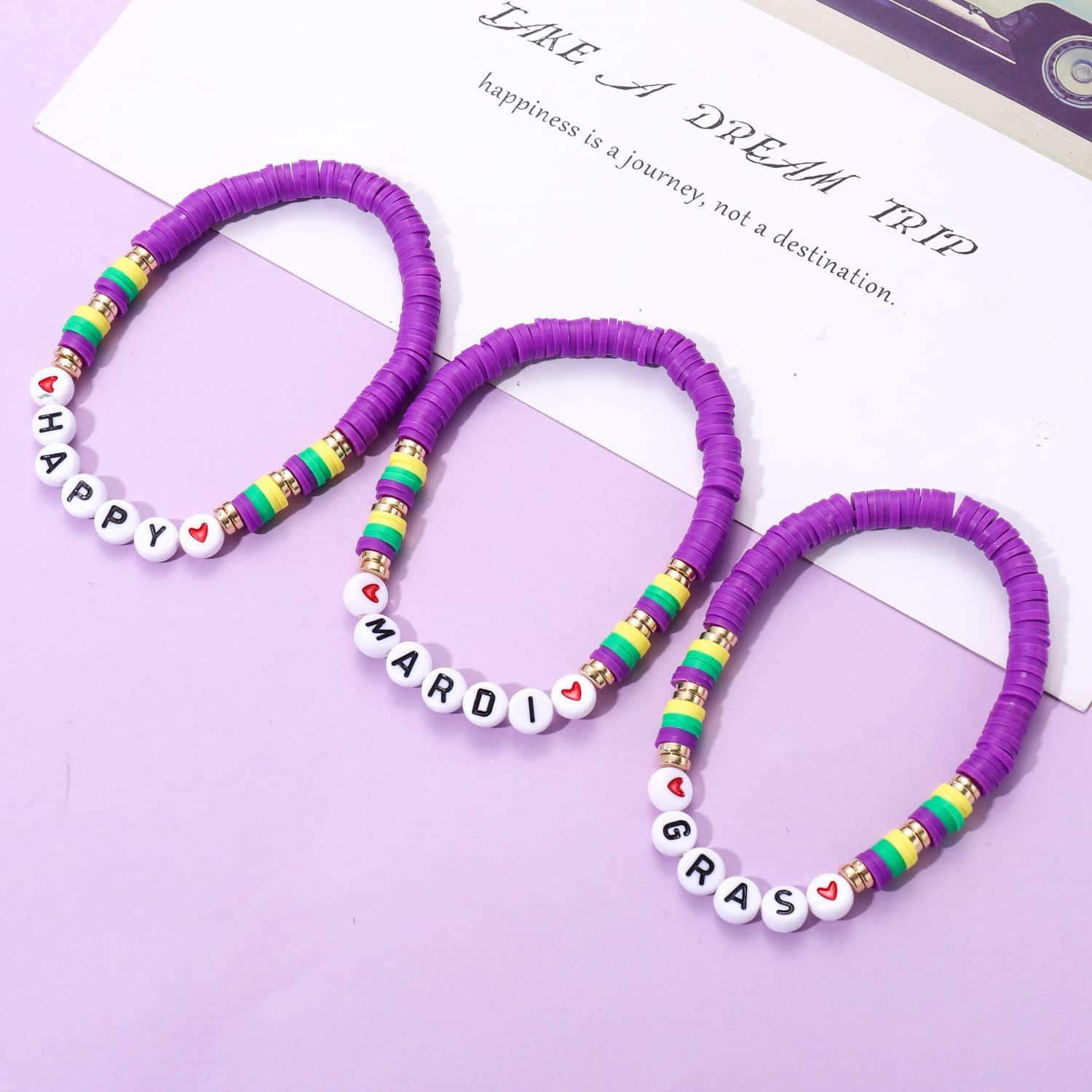 Wholesale Bohemian Western Festival Grass Carnival Party Soft Pottery with Stacked Bracelet