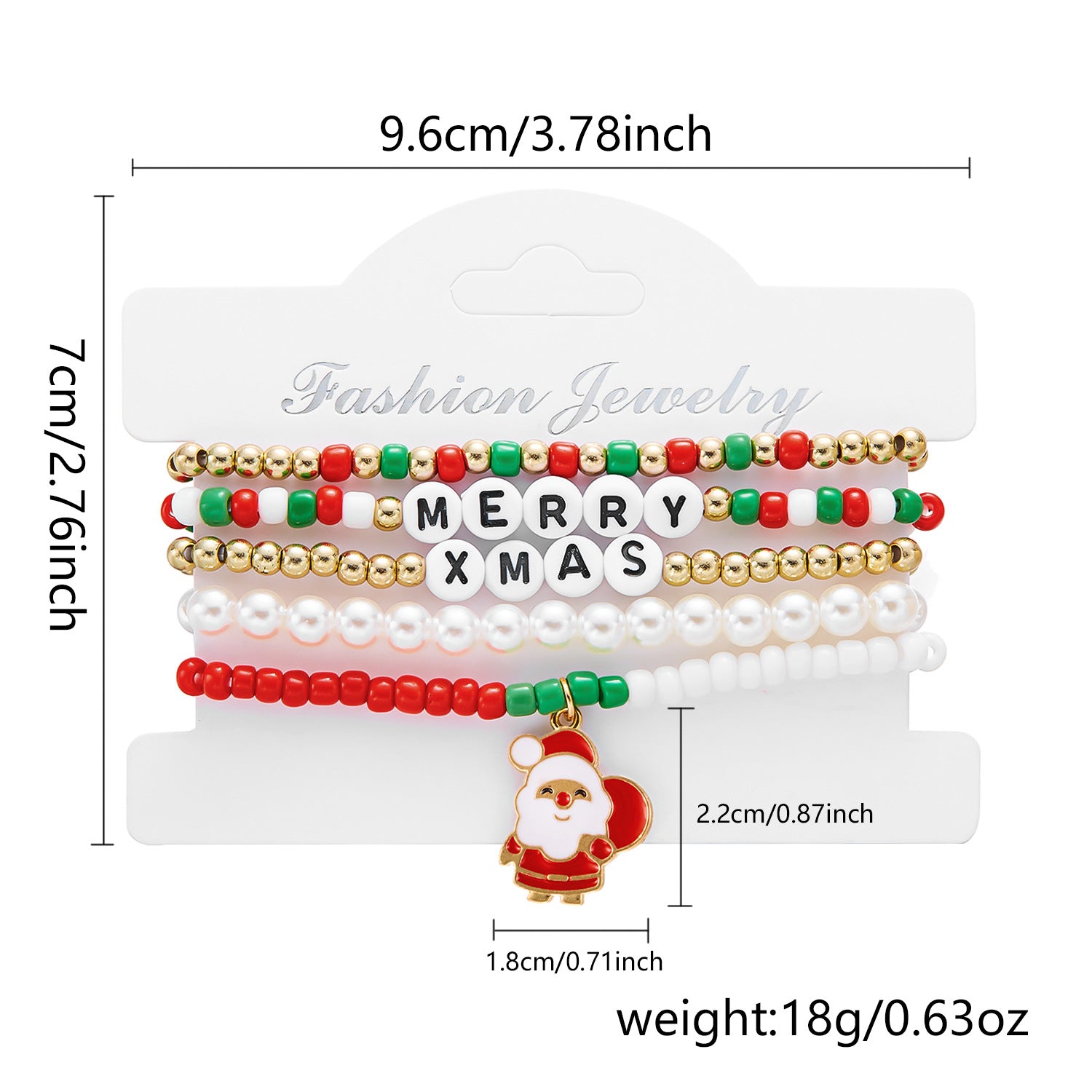 Wholesale Christmas Combination Paper Card Bracelet