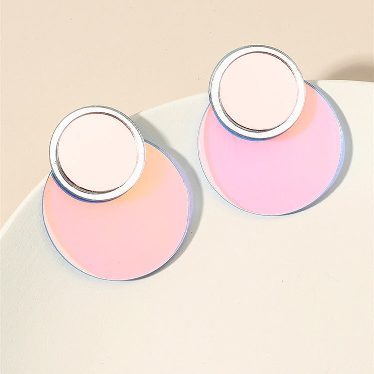 Wholesale of New Summer Creative Colorful Love Butterfly Acrylic Earrings