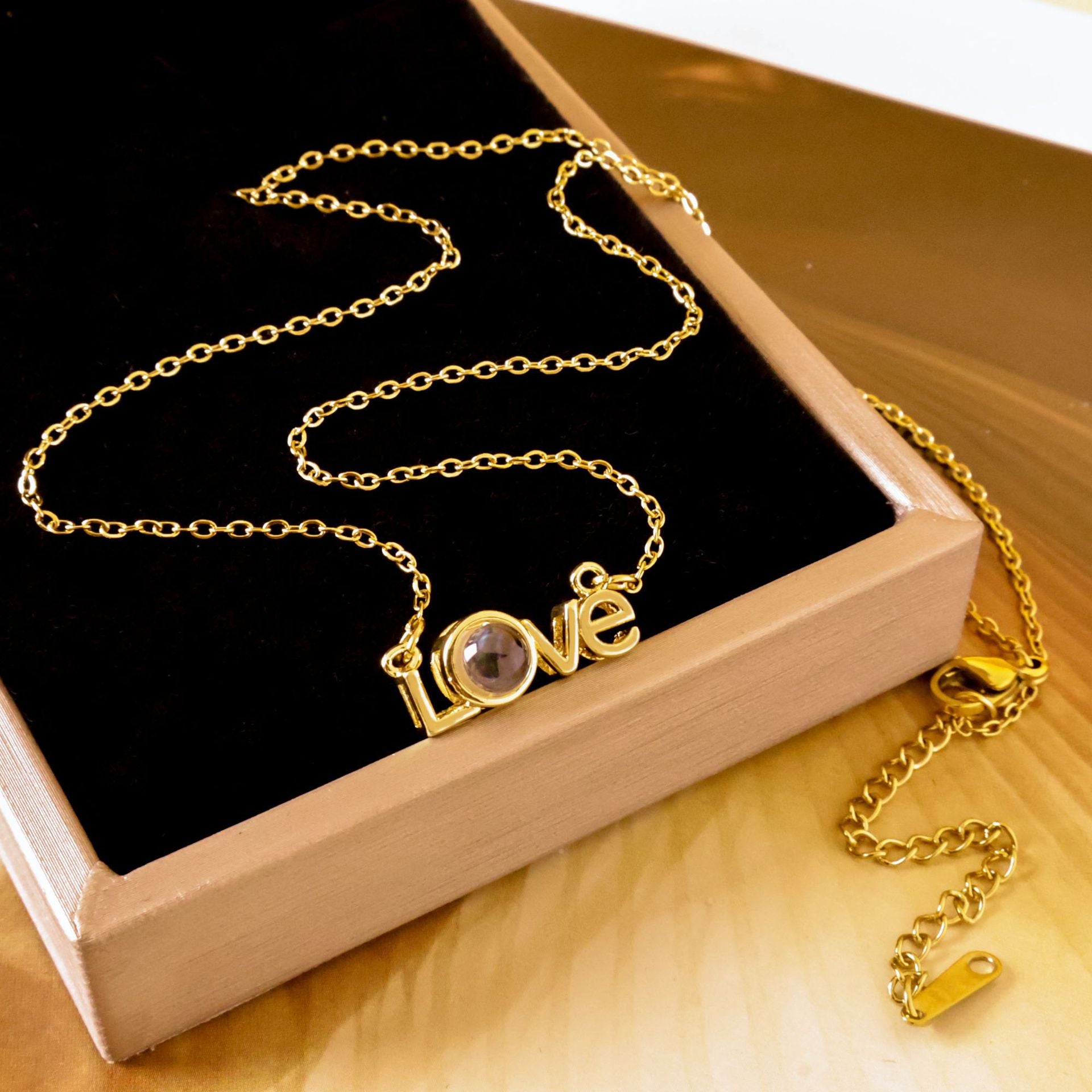 Wholesale Titanium Steel Heart Necklace
