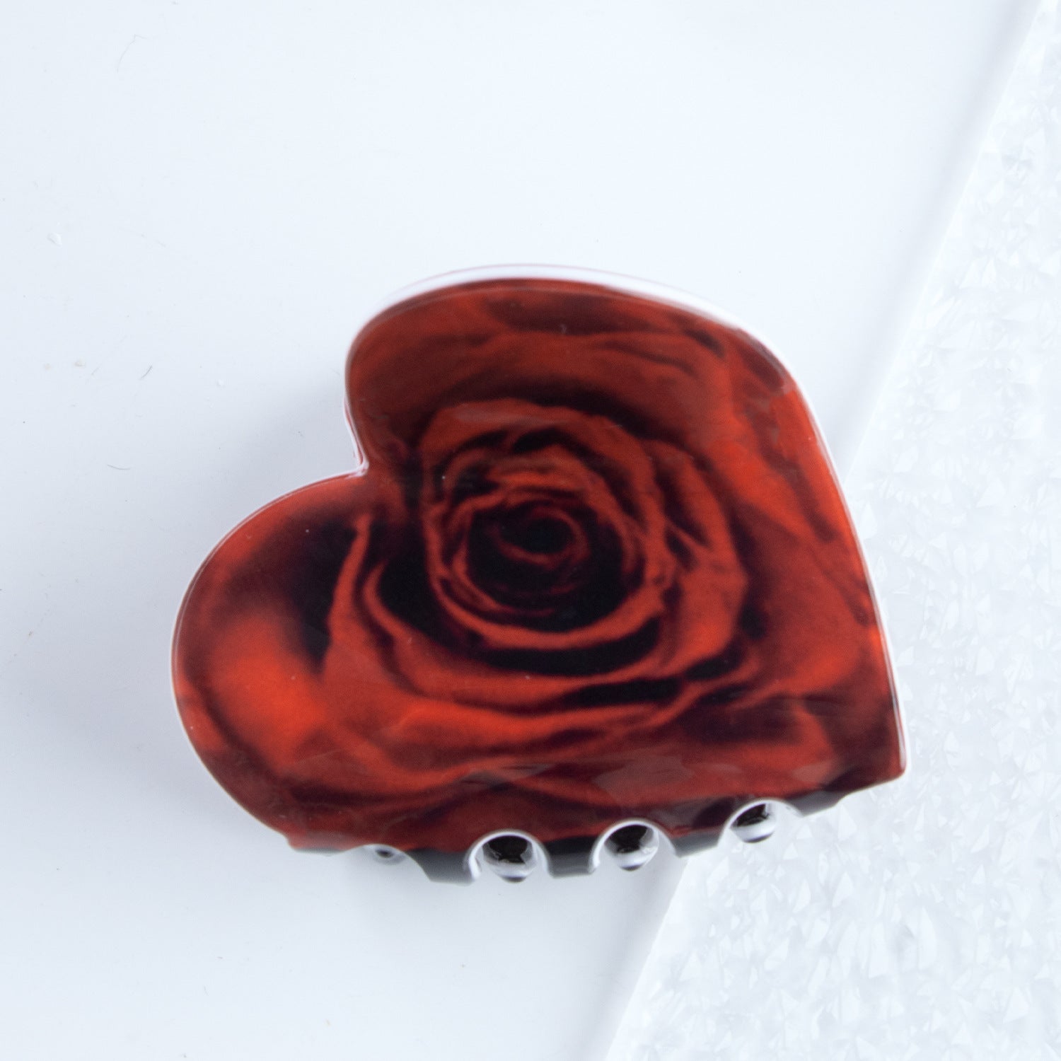 Wholesale PVC 6cm Valentine's Day Love Hair Clip