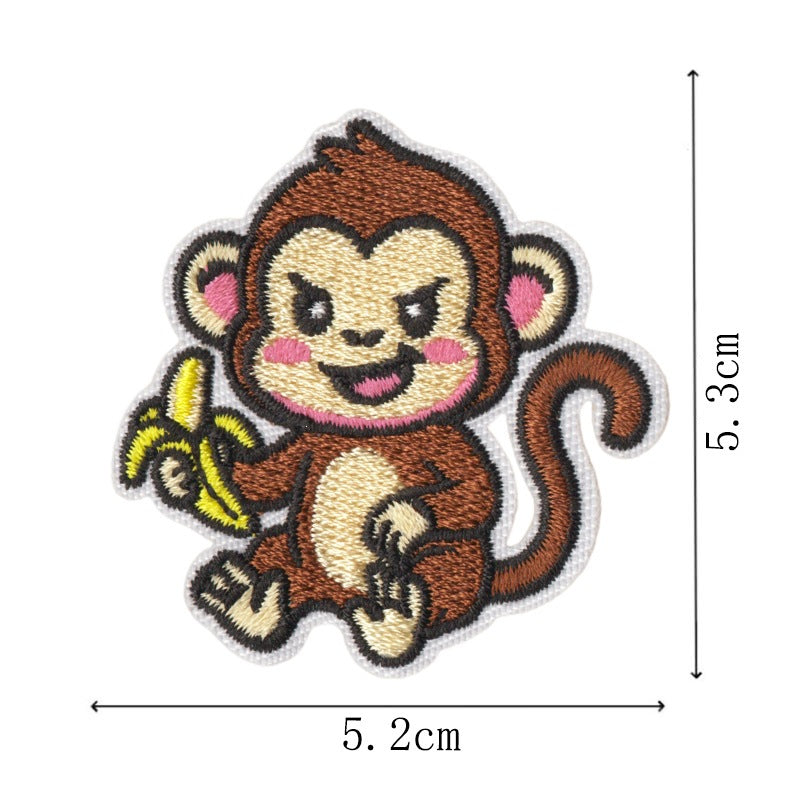 Wholesale Cute Forest Animal Embroidery Patches Set Of 9 Iron On DIY Decorative Accent For Kids Clothing Repair Backpack Hat Decor