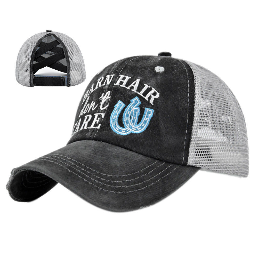 Gorra de béisbol bordada de algodón al por mayor