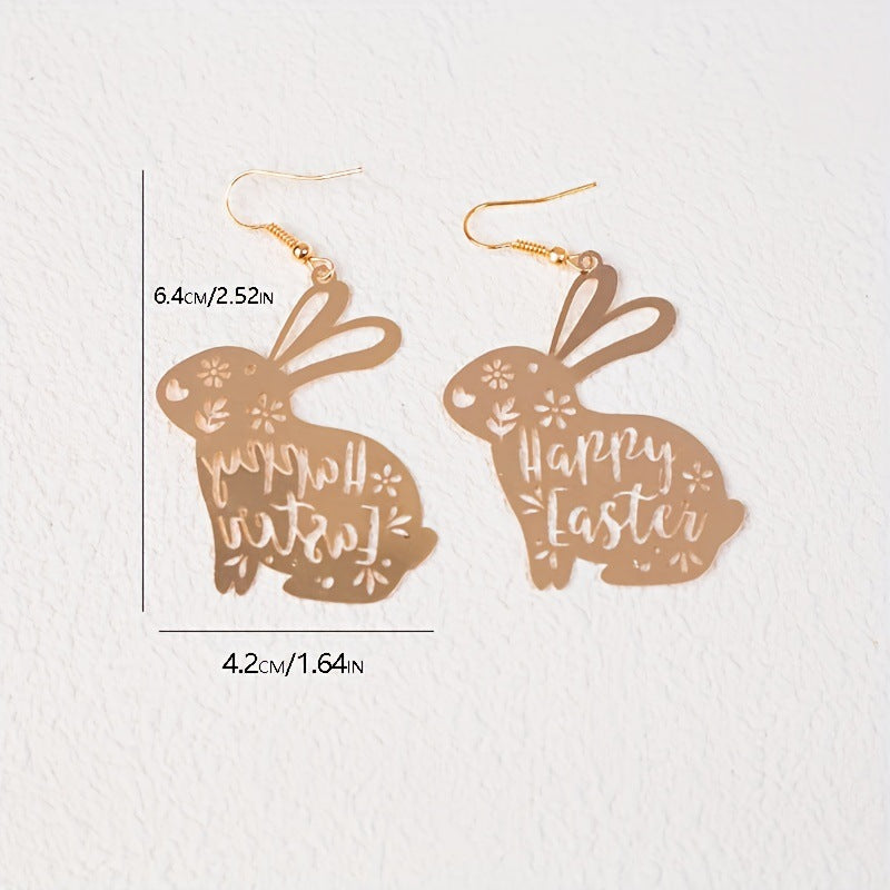 Wholesale  Easter Egg Rabbit Earrings